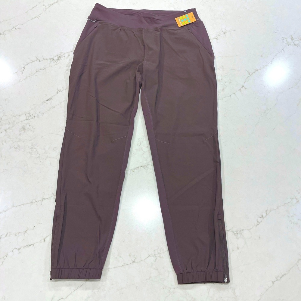Title Nine Sylvan Hybrid Hiking Joggers Womens Large Purple Nylon 270911